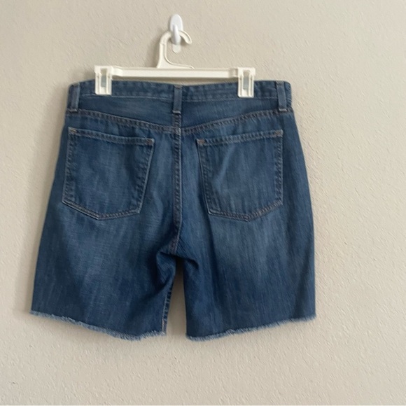 Mossimo Supply Co woman’s Blue Jean Shorts Casual boyfriend short frayed hem - Picture 5 of 6